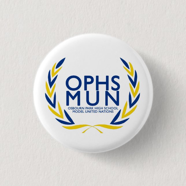 OPHS Model UN Button (Front)