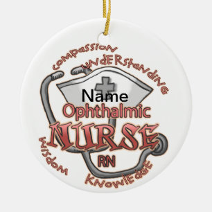 Ophthalmic Nurse Axiom Ceramic Ornament