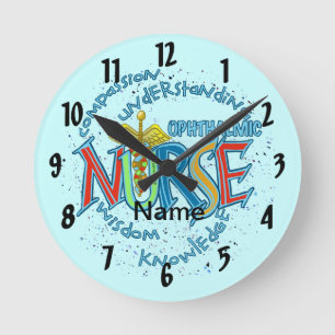 Ophthalmic Nurse Motto  clock