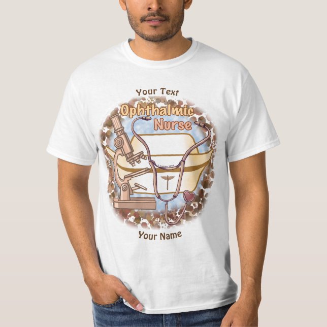 Ophthalmic Nurse  tshirt (Front)
