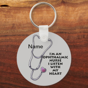Ophthalmic Stethoscope nurse Keychain