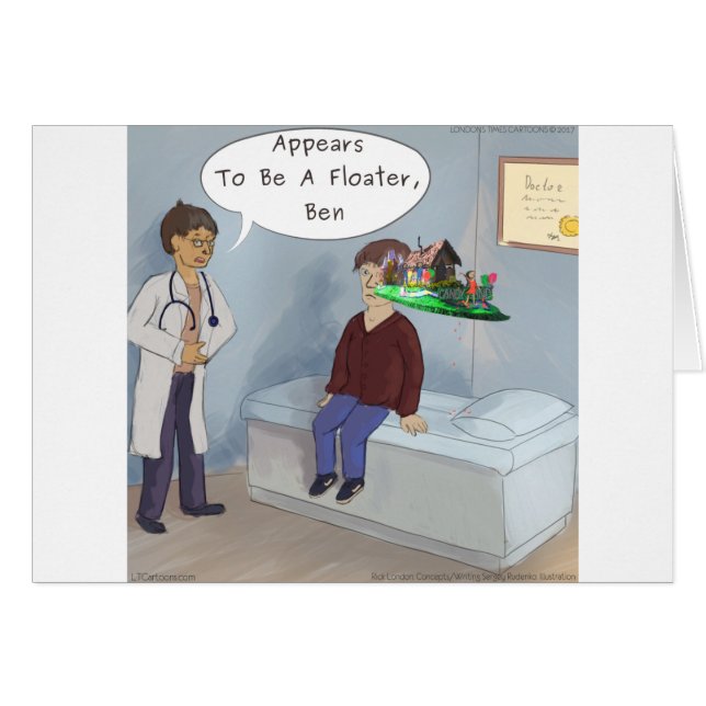 Ophthalmologist Finds A Parade Eye Floater (Front Horizontal)