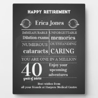 Ophthalmologist retirement gift for boss