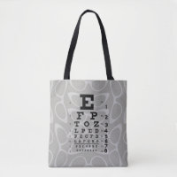 Ophthalmology Retro Eye Chart Cat Eyes Grey