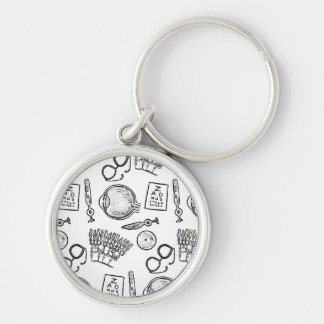 Ophthalmology Sketches Keychain
