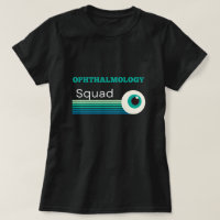 Ophthalmology Squad with vintage sunset and eye