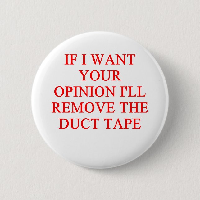 opinion 2 inch round button (Front)