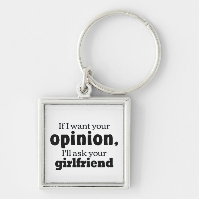 Opinion ask girlfriend bf keychain (Front)
