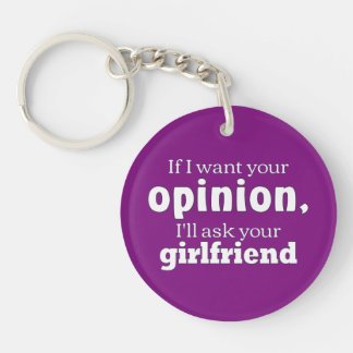 Opinion ask girlfriend wf keychain