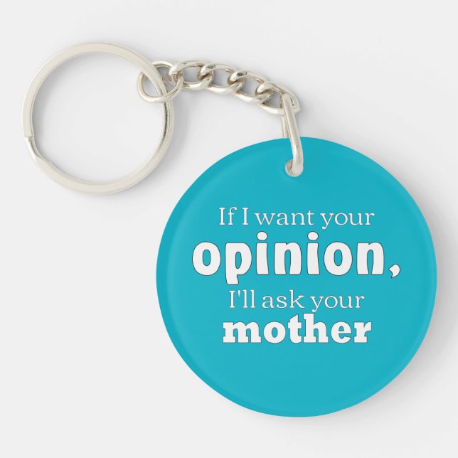 Opinion ask mother wf keychain (Front)