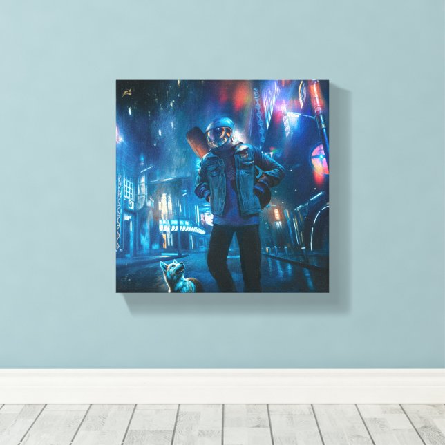 Opinions Canvas Print (Insitu(Wood Floor))