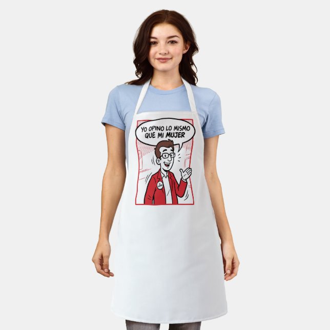 Opino lo mismo apron (Worn)