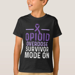 Opioid Overdose Awareness Warrior Survivor 10 T-Shirt