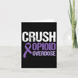 Opioid Overdose Awareness Warrior Survivor 11  Card