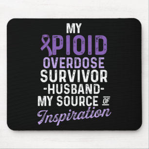 Opioid Overdose Awareness Warrior Survivor 17 Mouse Pad