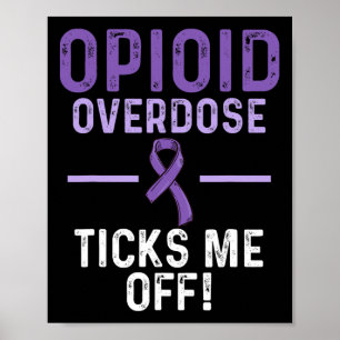 Opioid Overdose Awareness Warrior Survivor 2 Poster