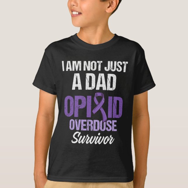 Opioid Overdose Awareness Warrior Survivor 2 T-Shirt (Front)