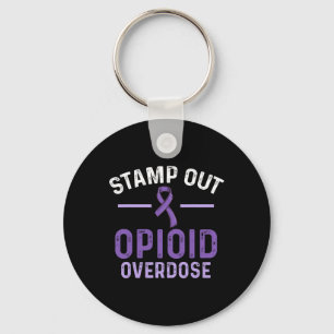 Opioid Overdose Awareness Warrior Survivor 41 Keychain