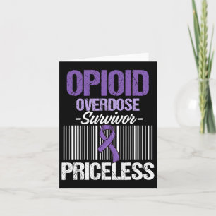 Opioid Overdose Awareness Warrior Survivor 44  Card