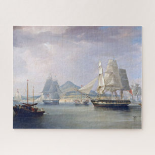 Opium Clipper Ships 1824 Jigsaw Puzzle