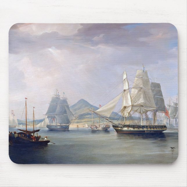 Opium Clipper Ships 1824 Mouse Pad (Front)