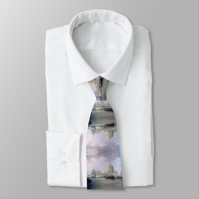 Opium Clipper Ships 1824 Tie (Tied)