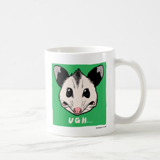 Opossum "AHHH" and "UGH..." Coffee Mug