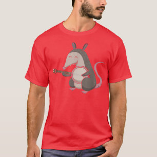 Opossum Bluegrass Acustic Guitar Mandolin Fiddle B T-Shirt