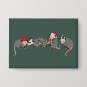 Opossum Christmas Cute Wild Animals Funny Xmas