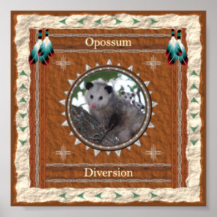 Opossum Diversion Energy Poster