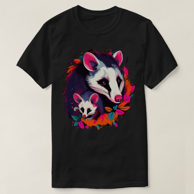 Opossum Fathers Day T-Shirt (Design Front)