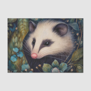 Opossum in the Brambles   Tissue Paper