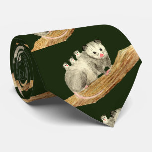 Opossum Mom Tie
