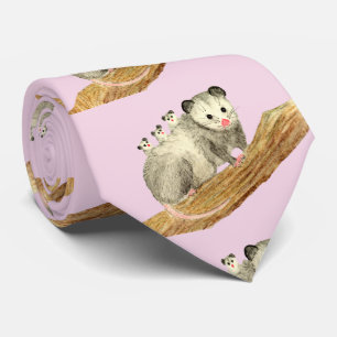Opossum Mom Tie