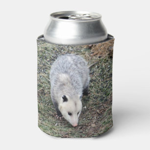 Opossum Photo Can Cooler