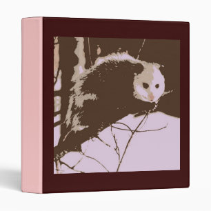 Opossum Pop Art Binder