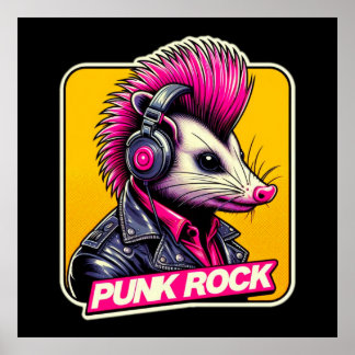 OPOSSUM-PUNK ROCK PINK 3 POSTER