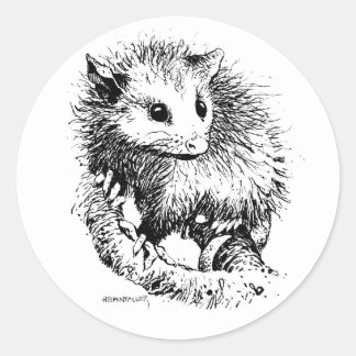 Opossum Stickers