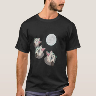 Opossum  Three Opossum Moon Opossum T-Shirt