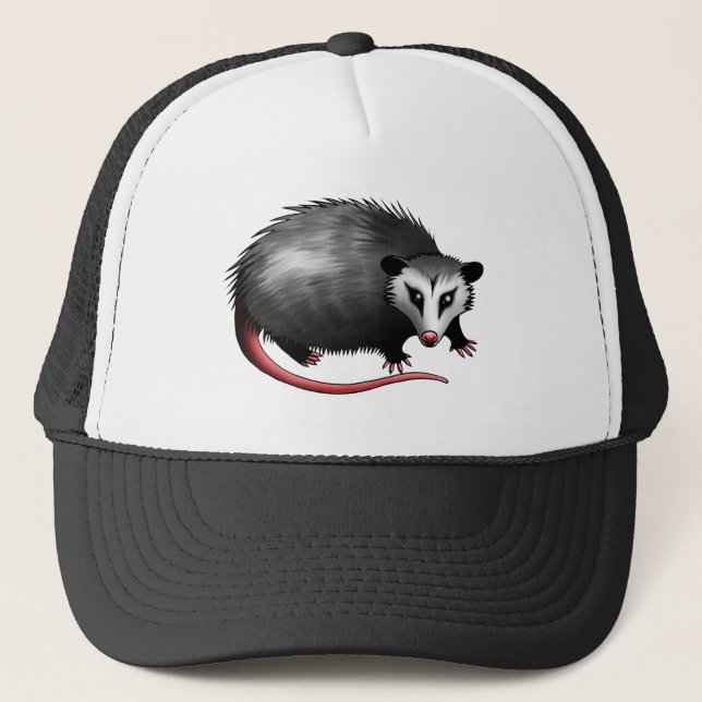 Opossum Trucker Hat (Front)