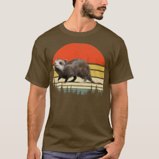 Opossum Vintage Retro Style Possum T-Shirt