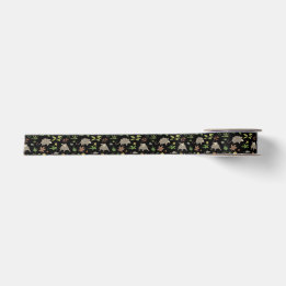Opossums Black Satin Ribbon