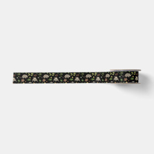 Opossums Black Satin Ribbon