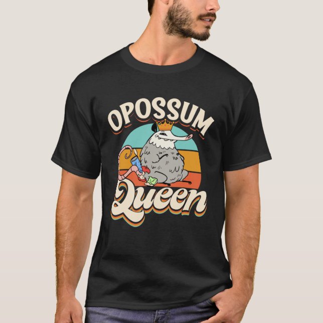 Opossums Vintage Opossum Queen T-Shirt (Front)