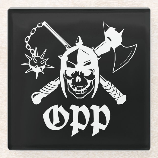 OPP 2019 | Glass Coaster (Front)