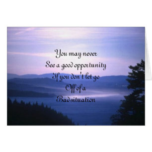 Opportunities and bad situation