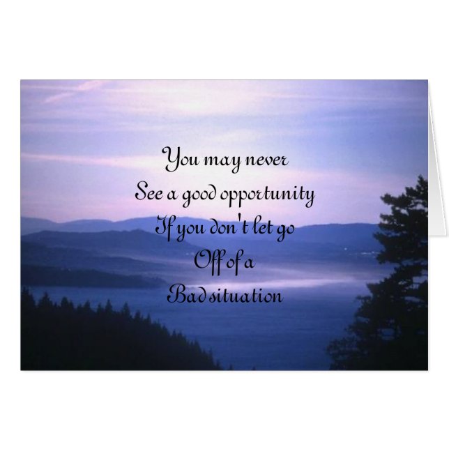 Opportunities and bad situation (Front Horizontal)