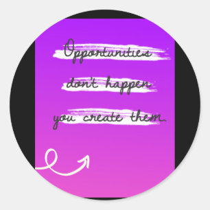 Opportunities Sticker