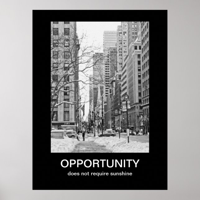 Opportunity Demotivational Poster (Front)