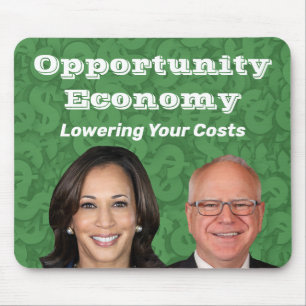 Opportunity Economy Harris Walz 2024 Mouse Pad
